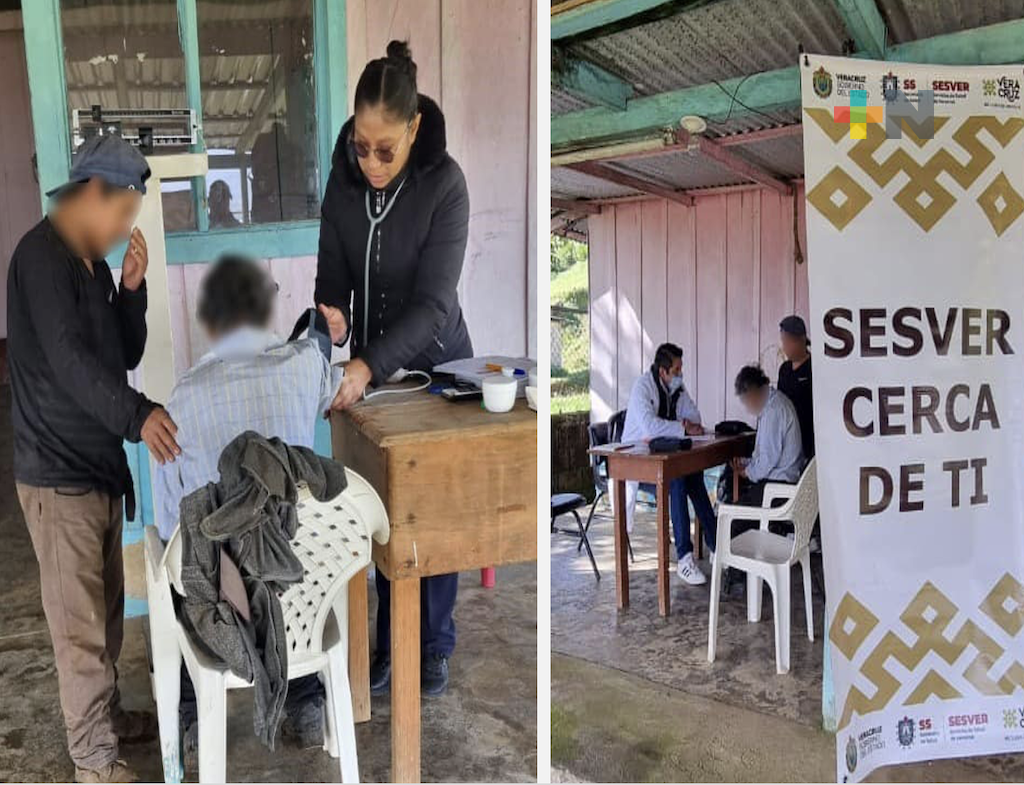SS/Sesver realizó «Jornada de la Salud» en Ixhuatlán del Café
